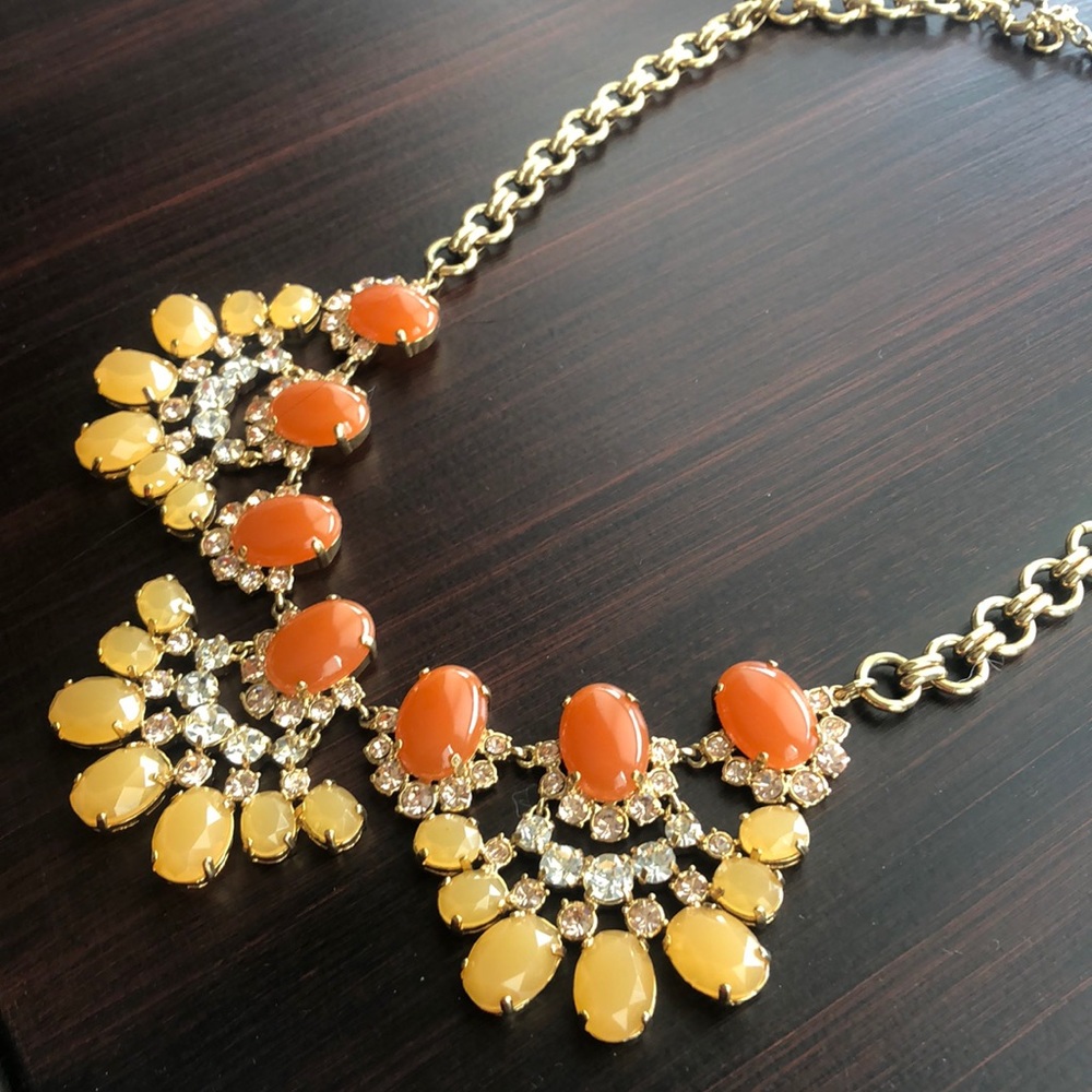 J. Crew Gold Statement Necklace
